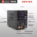 YCS 3060 DC Power Supply 30V 6A High Power Supply For Mobile Phones Repairing - Image 3